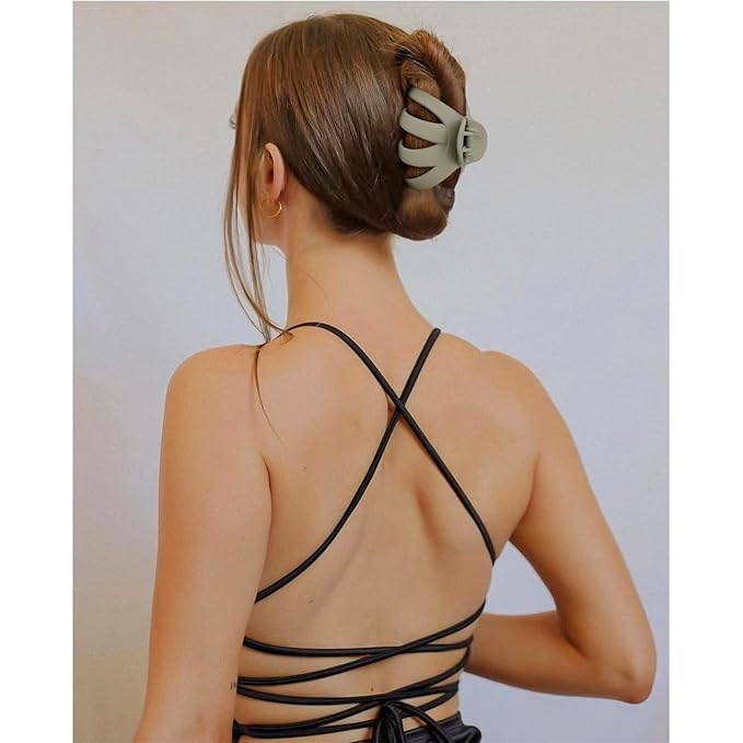 Jumbo Hair Claws for Thick Hair - 5 Pcs Giant Clips, Extra Large Hair Accessories for Women