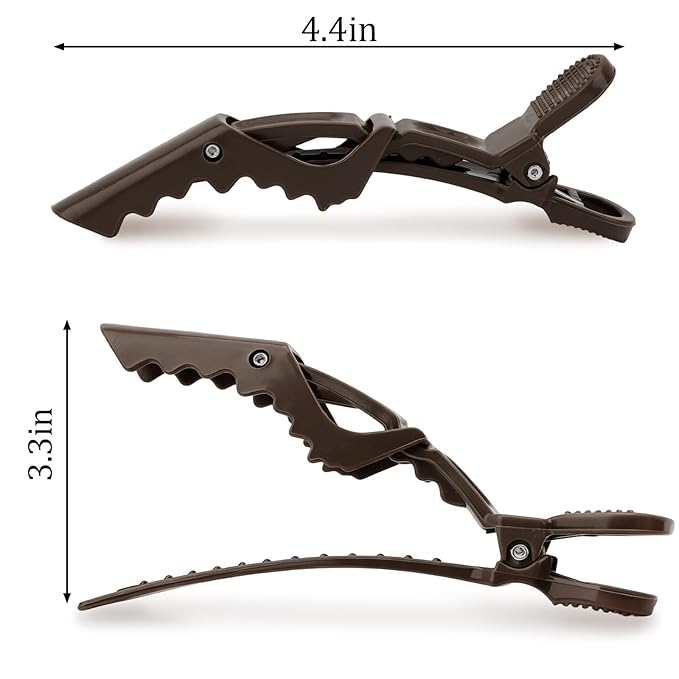 30 Pack Alligator Hair Clips for Styling Sectioning Large Salon Pro Hair Clips for Barber Hair Coloring, Cutting, Sectioning Big Gator Clips Hair Styling Accessories for Women Men