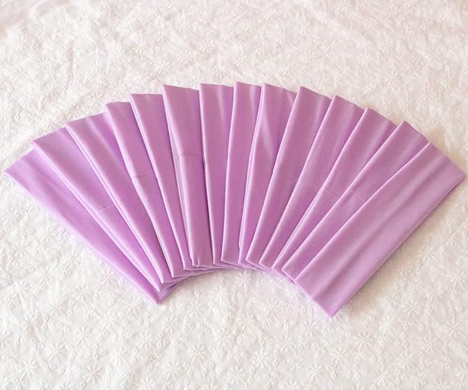 Sport Yoga Headbands,Pack of 14,Fashion Soft Elastic Polyester Sweatband Yoga Stretchy Headband for Women Man Girl