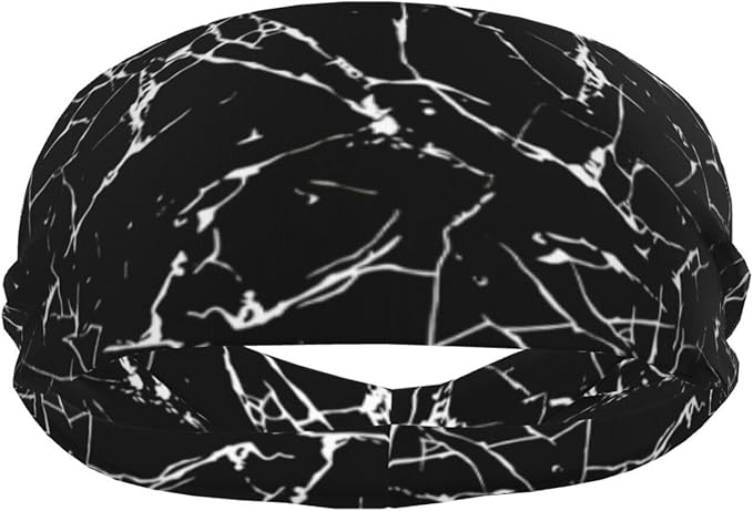 Sports Sweatband for Men and Women, Sweat-Absorbing Headbands for Moisture Wicking, Suitable for Fitness Running Cycling Hiking Yoga Football Exercise