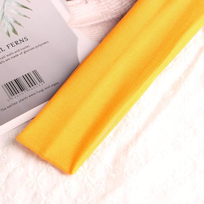 Sport Yoga Headbands,Pack of 14,Fashion Soft Elastic Polyester Sweatband Yoga Stretchy Headband for Women Man Girl
