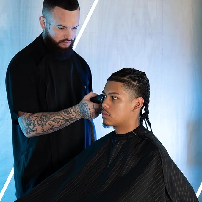 Barber Strong The Barber Cape Haircut Cover for Men, Hair Repelling and Static-Reducing Material, Water Resistant Fabric