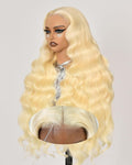 18 Inch Wear And Go Glueless 613 9x6 HD lace front wig Human Hair Pre Plucked Pre Cut For Beginners Human Hair 180% Density Body Wave Lace Front Wigs No Glue Pre Cut 3 Seconds To Wear Glueless Wig