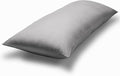 Bare Home Microfiber Body Pillow Cover - Ultra Soft - Cooling Pillowcase - Double Brushed - Pillowcase with Zipper Closure - Easy Care (20''x54'' Body Pillow Cover, Light Grey)