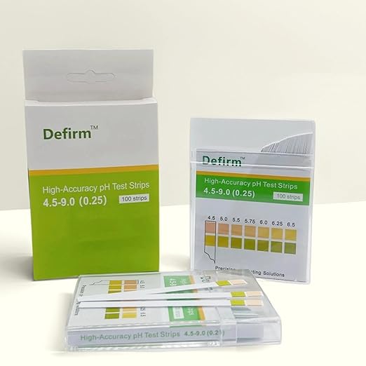 pH Test Strips Paper High Accuracy Universal Wide Range, pH 4.5-9.0 Acid Alkaline Litmus Test Strip Paper, Home Usage Water Swimming Pool Cosmetic Scientific School Lab Study pH Test