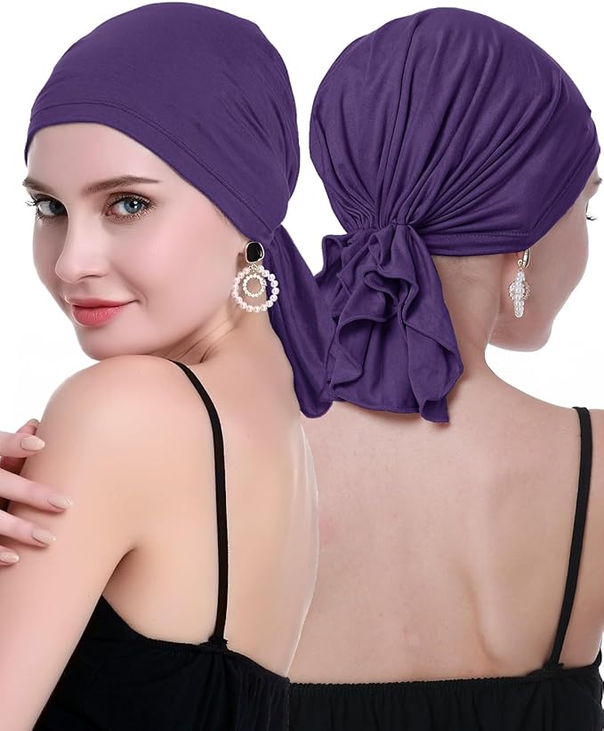 osvyo Chemo Headscarf for Women Hair Loss - Cancer Slip On Headwear Turbans Sealed Packaging