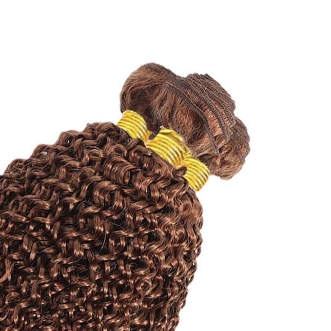 30 32 34 Inch Light Brown Bundles Color #30 Water Wave Bundles Light Brown Wet and Wavy Bundle Niegmeag #30 Brown Human Hair Bundle