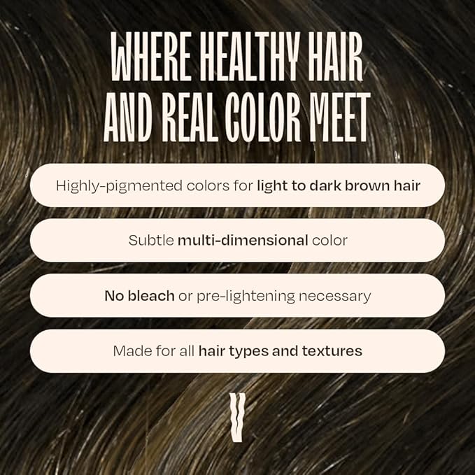oVertone Daily Color Depositing Conditioner, Espresso Brown, 4.5 oz, Hydrating, Damage-Free Temporary Hair Color for All Hair Types with Shea Butter & Coconut Oil, Vegan & Cruelty-Free