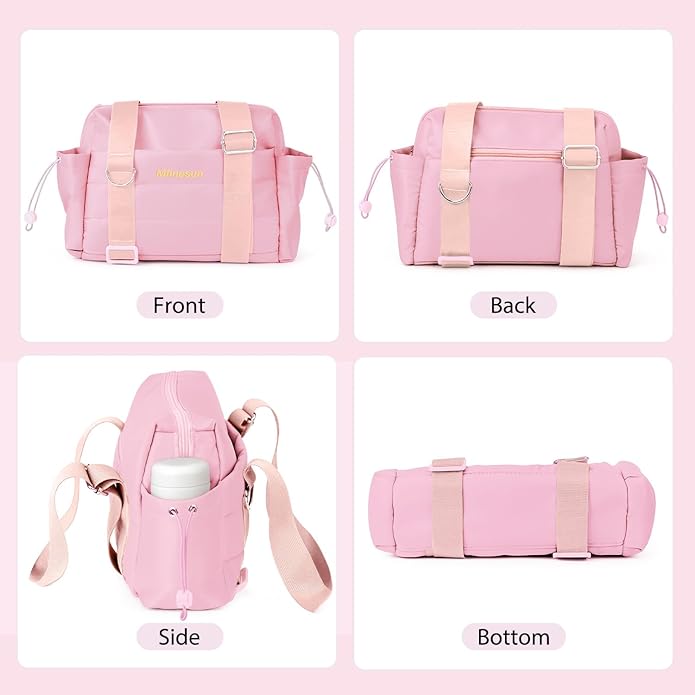Crossbody Bags for Women, Trendy Everyday Purse Shoulder Bag, Mini Gym Bag with Wet Pocket and Coin Wallet