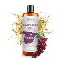 Grapeseed Oil - Pure Grapeseed oil for Skin - 100% Pure Carrier Oil for Hair, Face, and Skin - Direct from EIR Oils in the Beautiful Spanish Countryside (16 oz)