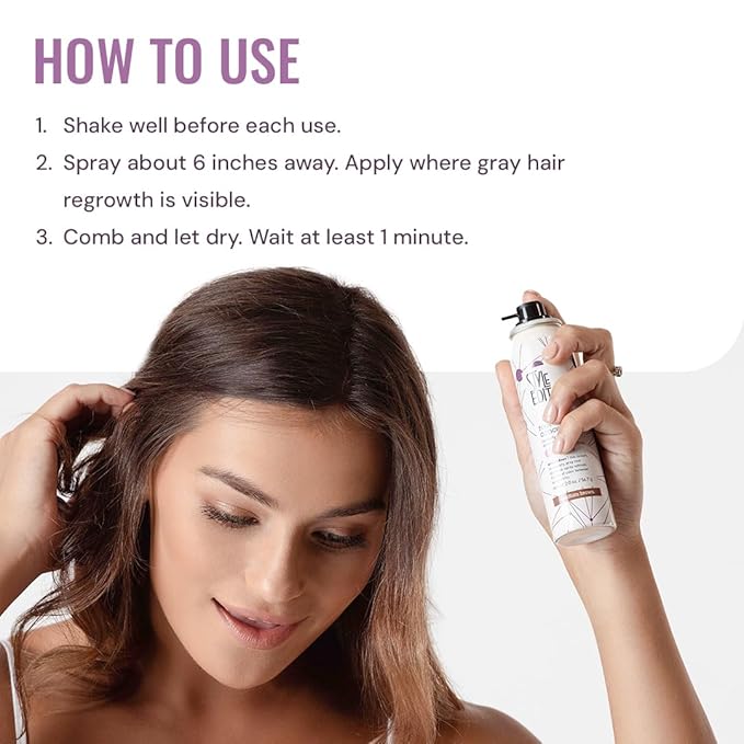 Root Touch Up Spray for Auburn Red Hair by Style Edit | Gray Hair Coverage and Temporary Auburn Red Hair Dye | 0.75 oz. Travel Size