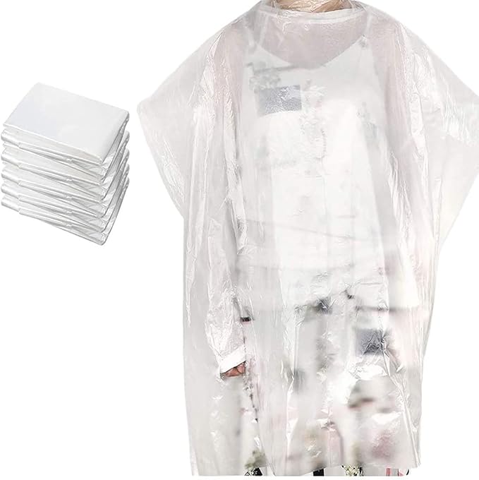 100 Pcs Disposable Hair Salon Capes