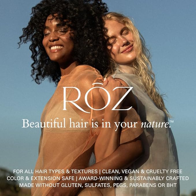 RŌZ Milk Hair Serum - Versatile 3-in-1 Leave-In for All Hair Types, Hydrates & Smooths, Frizz-Free Styling, Rich in Natural BotaniComplex™, Silicone-Free & Vegan. 3.4 fl. oz. / 100 ml