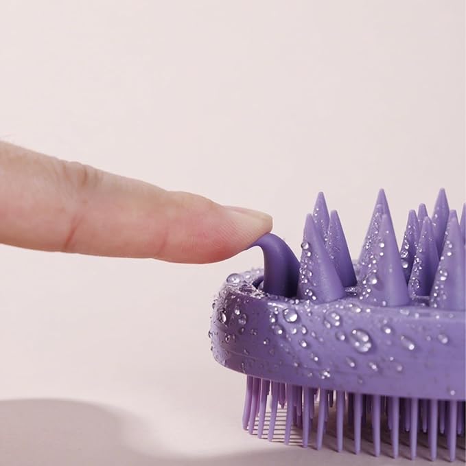 Green Double-sided Hair Brush, Portable Massage Comb