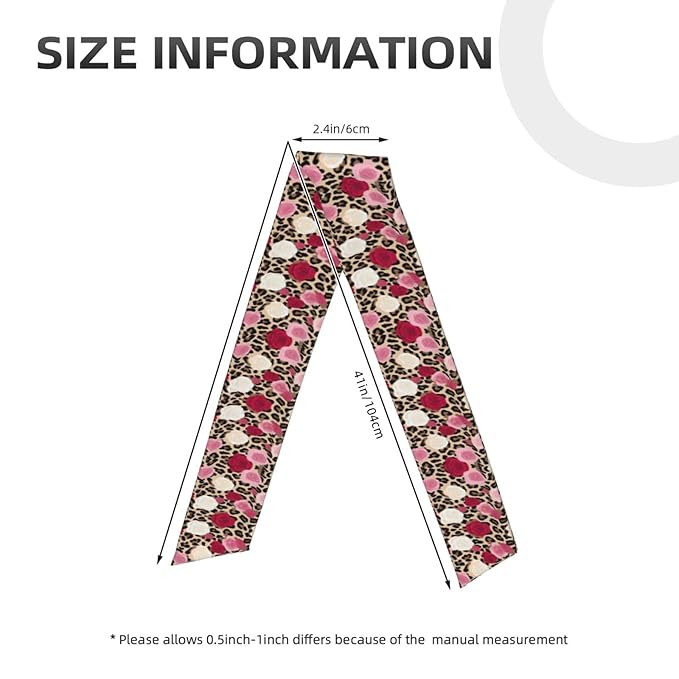 Men's Women Animal Rose Flowers Cheetah Leopard Print Floral Sports Sweat Band Multi Style Fashion Head Ribbon Headwear for Yoga Fitness Shower