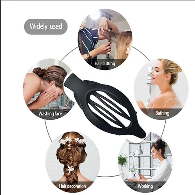 3Pcs Flat Hair Clips for Women,Large Matte Non-Slip Hair Claw Clips for Thick or Thin Hair,Large Duckbill Hair Clips for Women and Girl