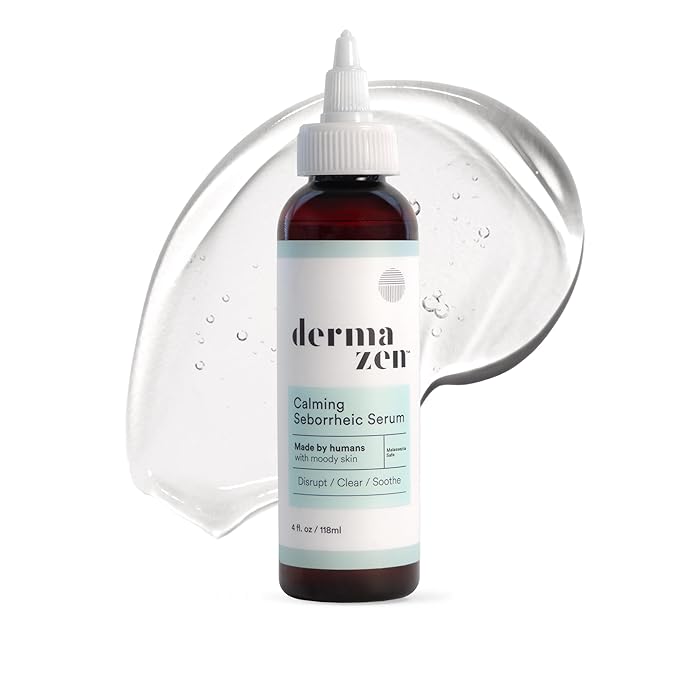 Dermazen Calming Seborrheic Serum, Dermatologist Recommended, Topical Serum For Hair, Face, and Body (4oz)