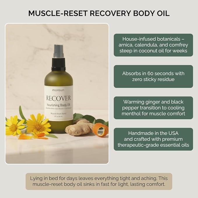 Get Well Soon Gift Baskets for Women Self Care | 5-Piece Get Well Gifts for Women, Surgery Recovery Items with Eucalyptus Shower Spray, Arnica Body Oil, Sore Muscles Balm, Bar Soap, EO Roller.
