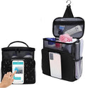 Dorm Essentials for Guys Shower Caddy Portable,Showe rBag,Travel Toiletry Bag,Personal Essentials for Men Women Camping Beach&Dorm Room&travelling&Makeup Organizer,Medium, Black