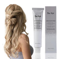 PureStyle 100ml Professional Permanent Hair Color Dye Cream Ammonia Free, Long Lasting Light Ash Blonde Color, 100% Gray Coverage, Natural Shine, Easy At Home Application (7/77 Medium Cool Blonde)