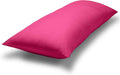Bare Home Microfiber Body Pillow Cover - Ultra Soft - Cooling Pillowcase - Double Brushed - Pillowcase with Zipper Closure - Easy Care (20''x54'' Body Pillow Cover, Pink)