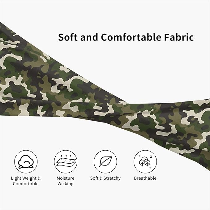 Sports Sweatband for Men and Women, Sweat-Absorbing Headbands for Moisture Wicking, Suitable for Fitness Running Cycling Hiking Yoga Football Exercise
