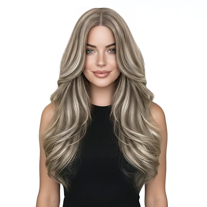 Sunny Hair Tape in Hair Extensions Human Hair Light Brown Highlight Blonde Tape in Extensions 22 inch Hair Extensions Real Human Hair Tape ins 20Pcs 50g