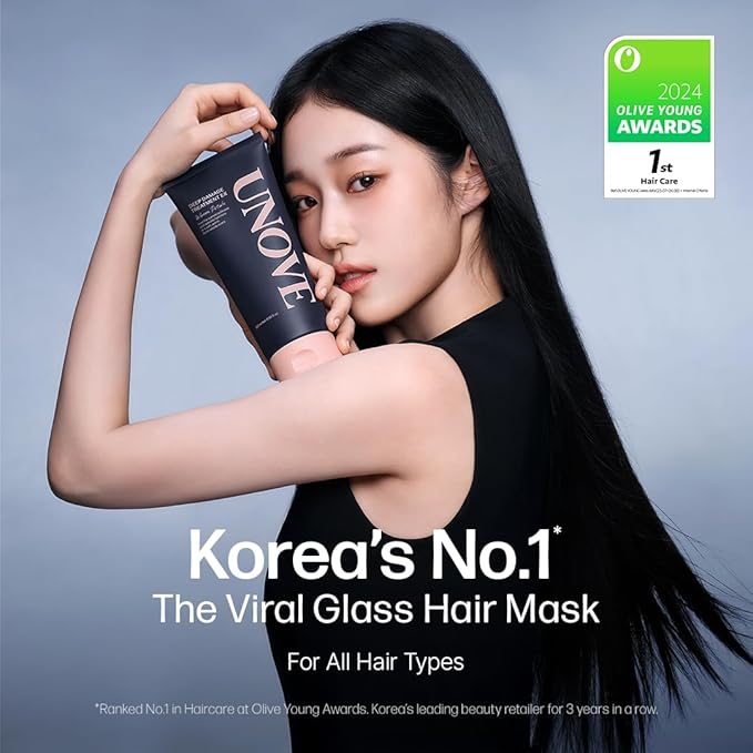 UNOVE Deep Damage Treatment Ex - Protein Hair Treatment & Hair Mask for Damaged Hair | Deep Conditioning & Keratin Hair Mask for Dry, Frizzy Hair | Korean Hair Care | Warm Petal, 7 fl oz
