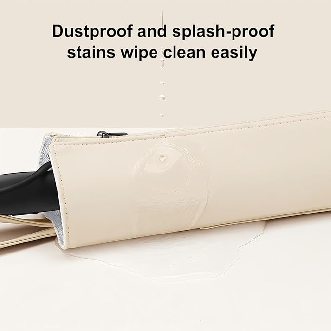 BUBM Hot Iron Holder & Mat, Heat Resistant Hair Tools Travel Bag Portable Organizer Cover Pouch for Curling Irons, Flat Irons, Hair Straightener and Styling (Beige)