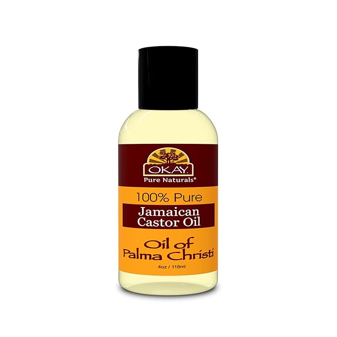 OKAY | Jamaican Castor Oil | For All Hair & Skin Types | Soothe Scalp & Skin | Grow Strong Healthy Hair | 100% Pure | 4 oz