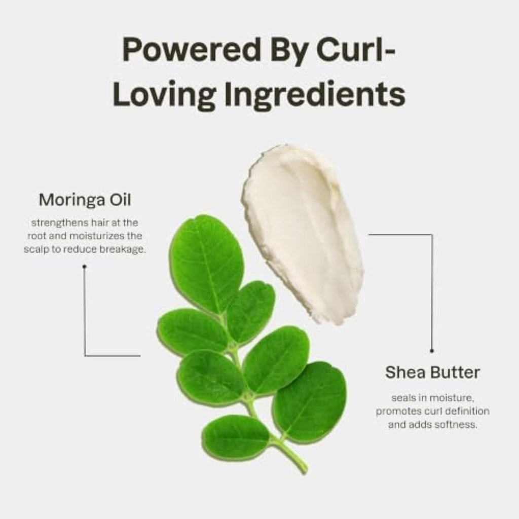 Love Ur Curls All in One Curl Cream Styler, Anti Frizz Curling Cream for Curly Hair, Repair, Define, Hydrate & Style with Shea Butter, 250mL