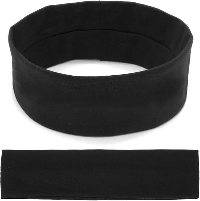 Yoga Headbands for Women, Non Slip Elastic Sweat Hairbands, Solid Color Head Accessories Headscarves Hair Hoop, Sweat-Absorbing Hairbands for Sports, Fitness, Running