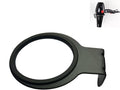 Wall Mounted Hair Dryer Stand, Stainless Steel , Hair Tool Storage, Suitable for Bathrooms, Hair Salons, Hotels (Black 1 PCS)