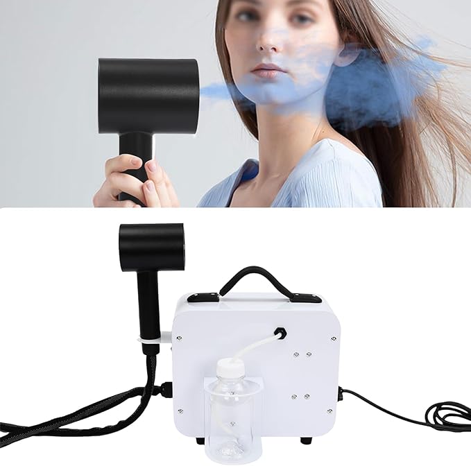 Nano Hair Steamer Machine, Multifunctional Nano Steamer with Adjustable Mist, Hair Salon Steamer Gun, 1300W Professional Nano Spray Vaporizer with 11.83oz Tank for Home Salon Pets & Skin Care