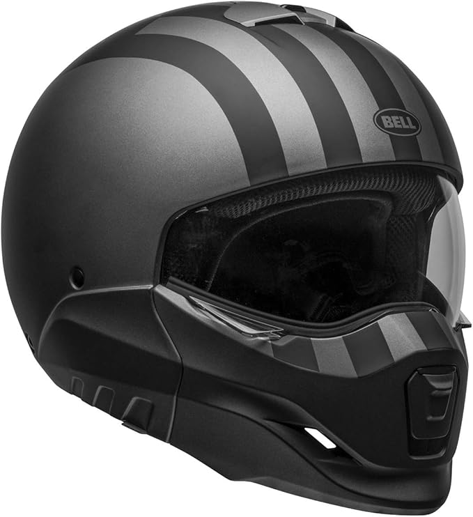 Bell Broozer Helmet (Free Ride Matte Gray/Black - 2X-Large)