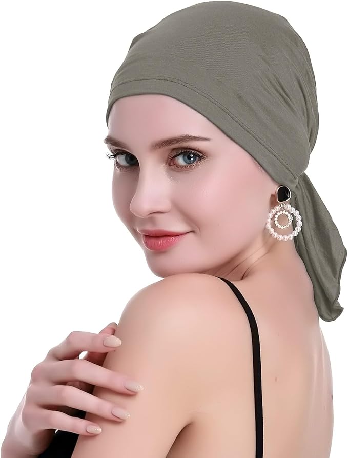 osvyo Chemo Headscarf for Women Hair Loss - Cancer Slip On Headwear Turbans Sealed Packaging