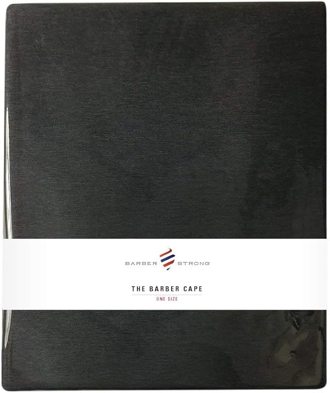 Barber Strong The Barber Cape Haircut Cover for Men, Hair Repelling and Static-Reducing Material, Water Resistant Fabric
