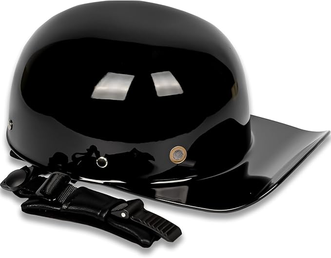Baseball Style Cap Retro Motorcycle Helmet Unisex-Adult - DOT Approved