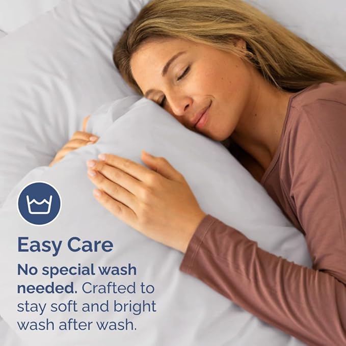 King Pillow Cases - 2 Pack - Super Soft Pillowcase Covers - Envelope Enclosure - Hotel Quality Pillow Protectors - Wrinkle Free, Shrink & Stain Resistant - Machine Washable - 20" x 40" (French Grey)