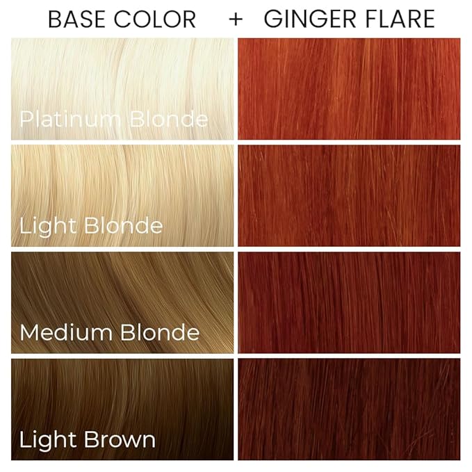 Arctic Fox Semi-Permanent Hair Dye, Vegan & Cruelty-Free, Ammonia-Free, Conditioning, Long-Lasting, Orange Hair Color for Unisex, Ginger Flare, 4 Fl Oz