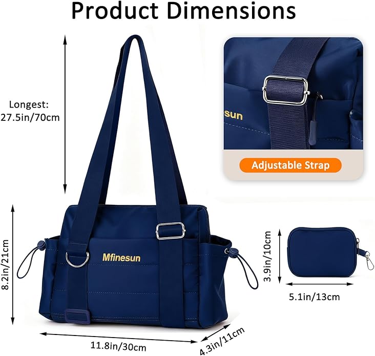 Crossbody Bags for Women, Trendy Everyday Purse Shoulder Bag, Mini Gym Bag with Wet Pocket and Coin Wallet