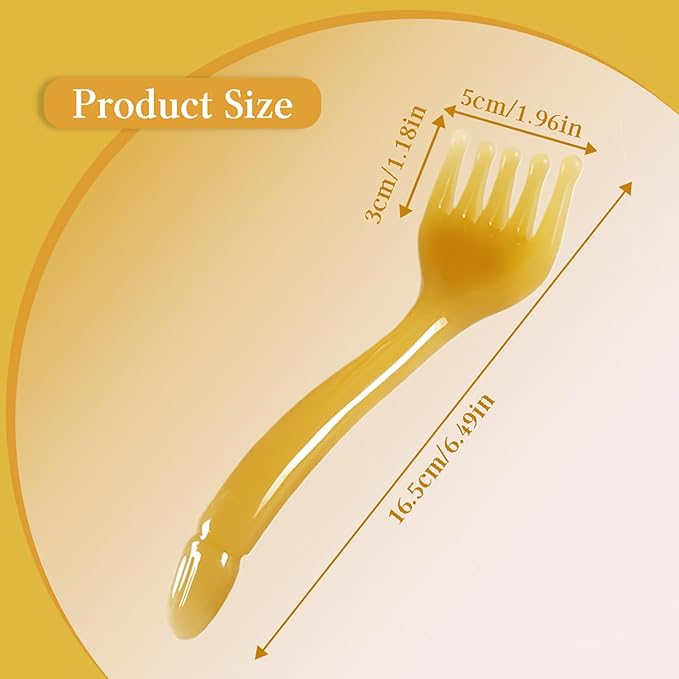 GSHOW Scalp Massager Handheld Comb Resin Relax Massage Tool - Manual Relaxation Tool for Soothing Head Massage - Set of 2