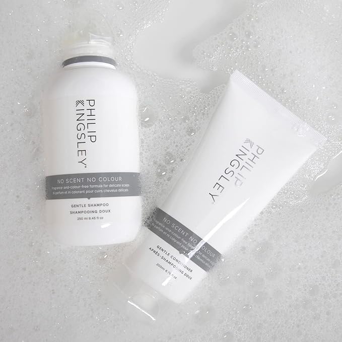 PHILIP KINGSLEY | No Scent No Color Gentle Shampoo | For Sensitive and Delicate Scalps | Sulfate-Free and Fragrance-Free | 8.4oz