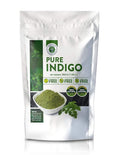 Indigo Powder for Hair Organic Black, Pure Henna Powder for Hair Natural Indigo Hair Dye Kit, 200 Grams (7.5 Ounces)