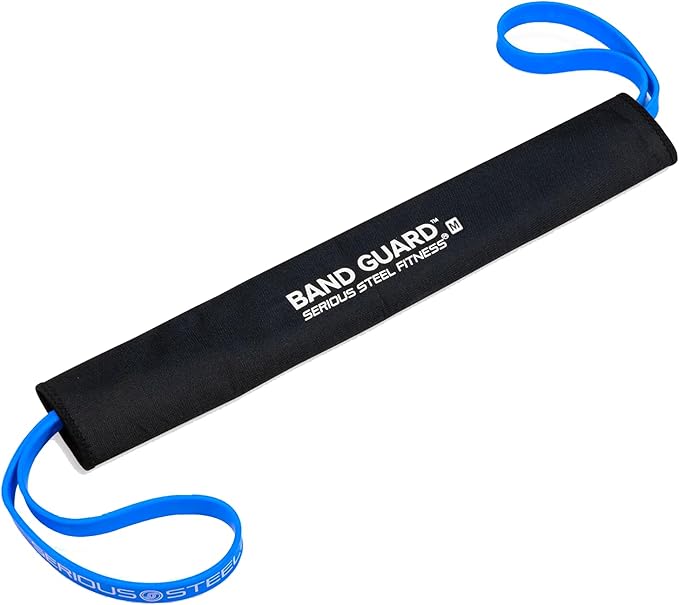 Serious Steel Fitness Band Guard - Protective Sleeve for Resistance Bands (Bands NOT Included) Protect Your Resistance Bands from The Ground, Concrete and Sharp Edges