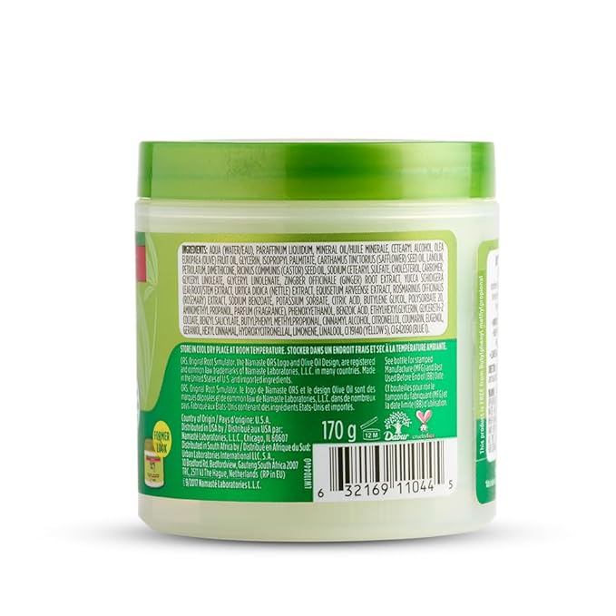 ORS Olive Oil Fortifying Cream Hair Dress Infused with Castor Oil for Strengthening 6 Ounce