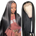 13x6 Straight Lace Front Wigs Human Hair 200 Density HD Lace Front Human Hair Wigs for Black Woman Brazilian Lace Frontal Wigs Pre Plucked 22 Inch