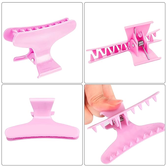Ondder Hair Clips - Butterfly Hair Clamps, Claw Clips for Styling, Cutting, Coloring, Pro Salon Accessories for Women and Girls