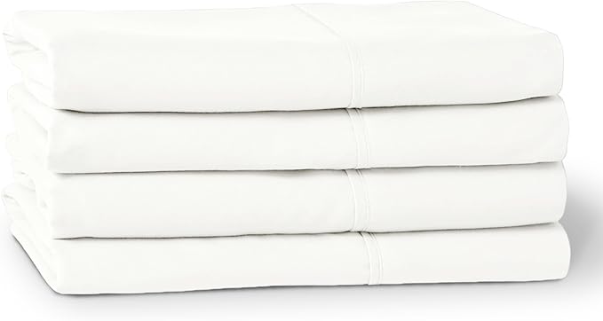 Bare Home Microfiber Bulk Pillow Cases - King Set of 4 - Cooling Pillowcases - Double Brushed - Ivory Pillowcases 4 Pack - Easy Care (King - 4 Pack, Ivory)