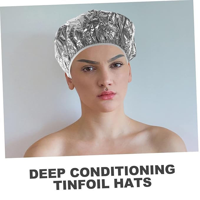 8pcs Reusable Deep Conditioning Hats for Hair Spa Thermal Insulation Dye Cap Lightweight and Portable Hair Treatment Caps for Coloring and Perms